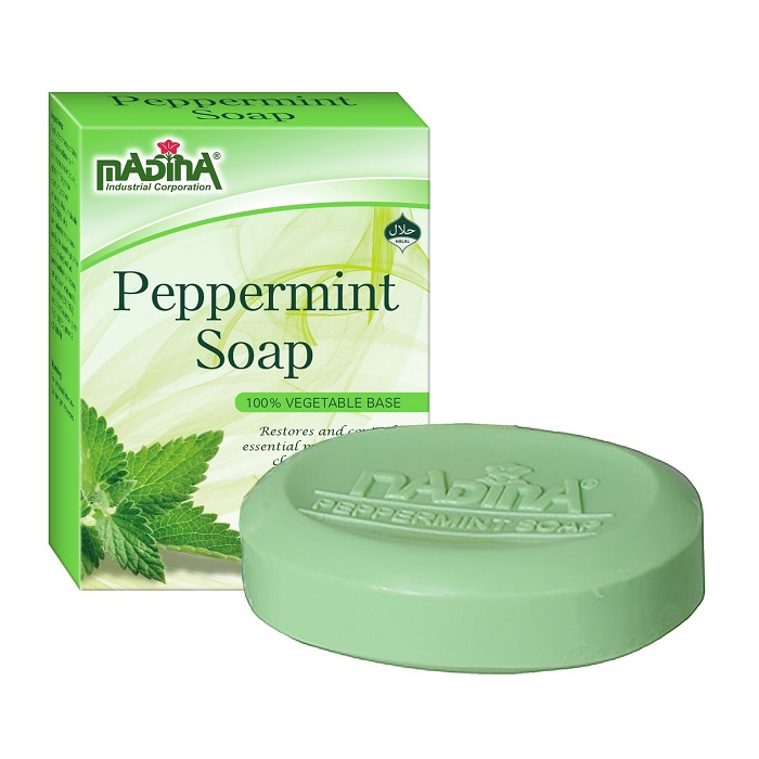 Peppermint soap 3.5oz - Pack of 6 pieces